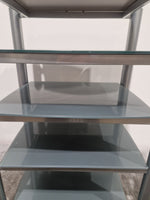 Soundstyle HI-FI Rack Silver 5 Glass Layers - Modern Audio Stand - Excellent - Image 23