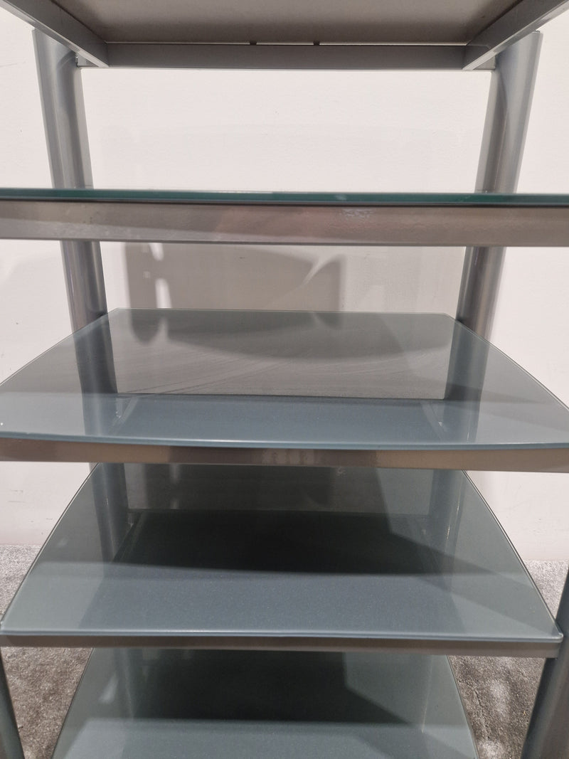 Soundstyle HI-FI Rack Silver 5 Glass Layers - Modern Audio Stand - Excellent - Image 23