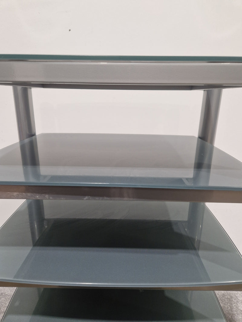 Soundstyle HI-FI Rack Silver 5 Glass Layers - Modern Audio Stand - Excellent - Image 19