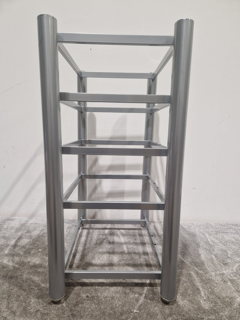Soundstyle HI-FI Rack Silver 5 Glass Layers - Modern Audio Stand - Excellent - Image 2