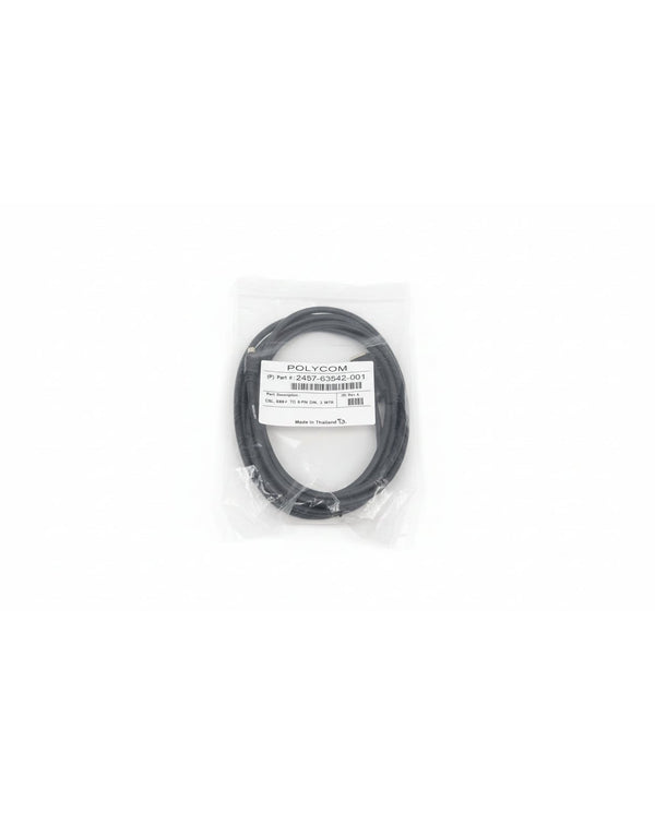 Polycom DB9-F TO 8-PIN DIN-3 MTR - Communication Cable - Excellent