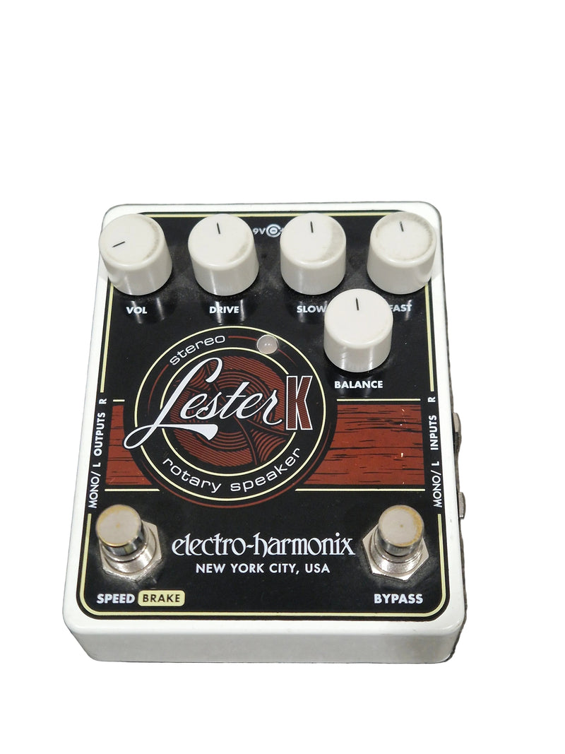 Electro Harmonix Lester K Stereo Rotary Speaker Effects Pedal - Warm Rotary Sound - Excellent w/ Power Supply - Image 1