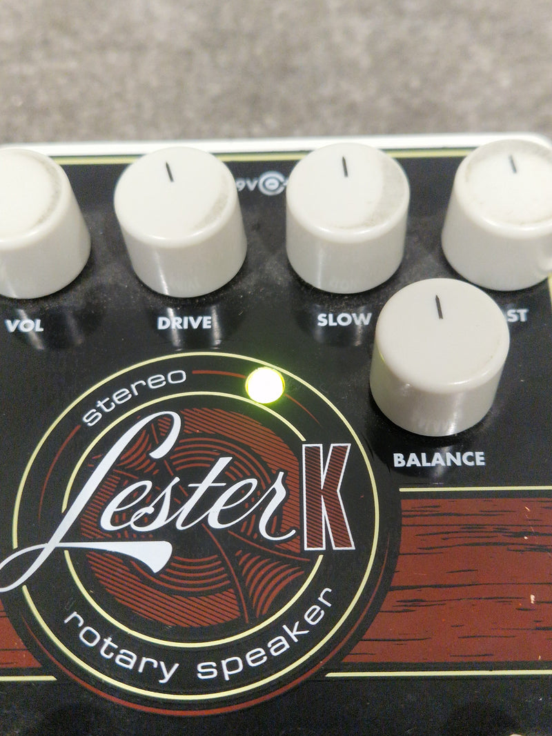 Electro Harmonix Lester K Stereo Rotary Speaker Effects Pedal - Warm Rotary Sound - Excellent w/ Power Supply - Image 12