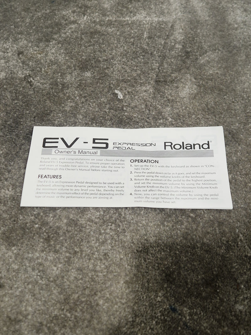 Roland EV-5 Expression Pedal - Versatile Control - Excellent w/ Original Box - Image 9