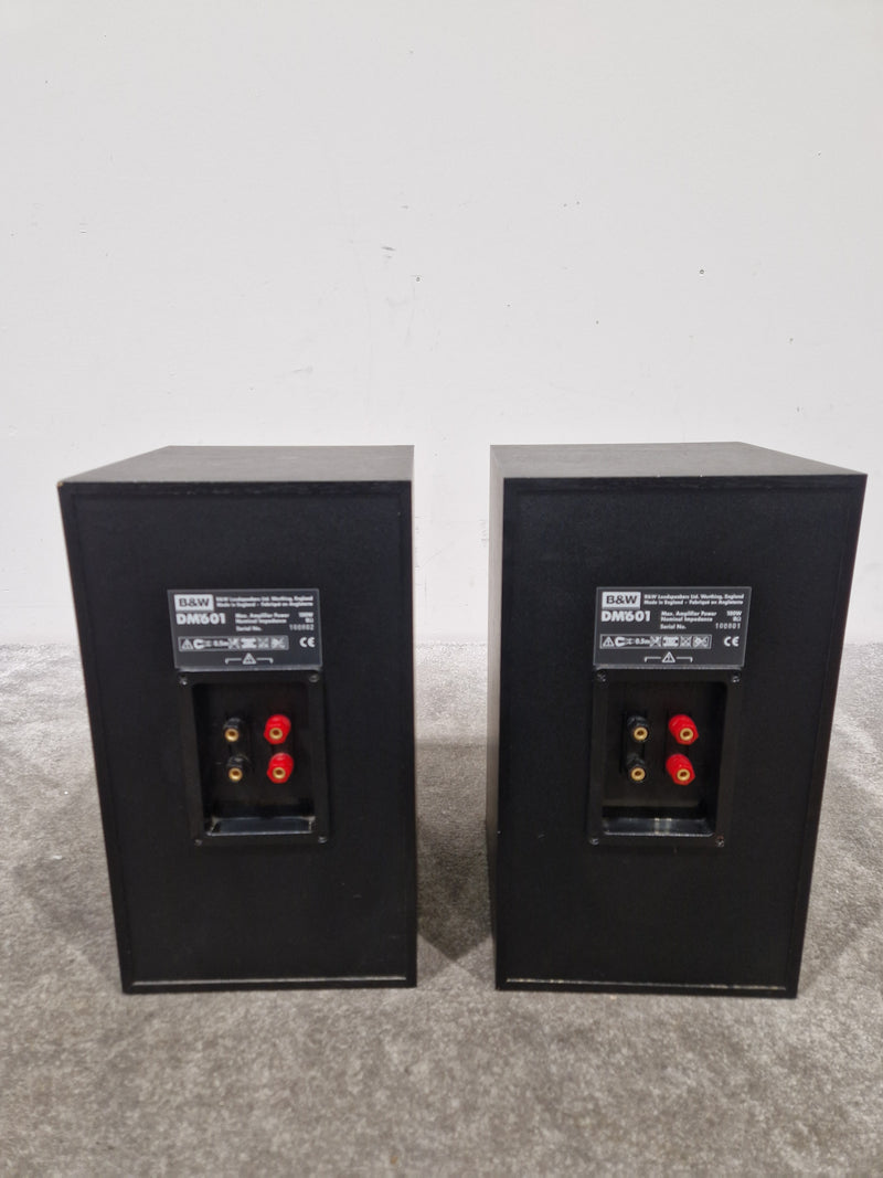 B&W DM601 Pair Speakers - Bookshelf Design - Excellent w/ Original Box - Image 7