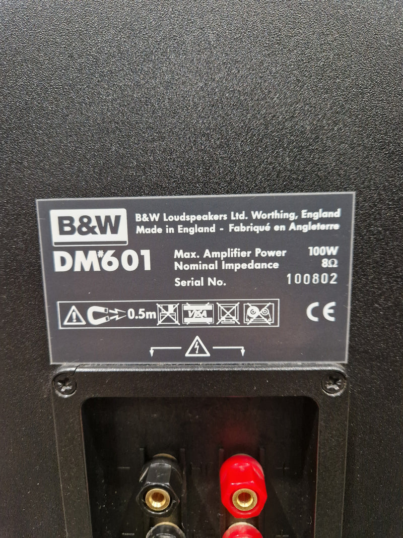 B&W DM601 Pair Speakers - Bookshelf Design - Excellent w/ Original Box - Image 21