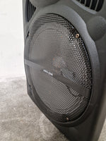 Vocal Star Speaker VS-P120 Portable PA System - Dual Mic Inputs - Fair w/ Power Supply & Microphone pair - Image 17