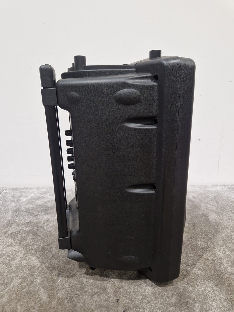 Vocal Star Speaker VS-P120 Portable PA System - Dual Mic Inputs - Fair w/ Power Supply & Microphone pair - Image 22