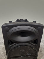 Vocal Star Speaker VS-P120 Portable PA System - Dual Mic Inputs - Fair w/ Power Supply & Microphone pair - Image 23