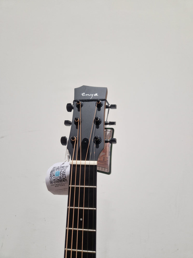 Enya EB-X1 Pro Max 3/4 Electro-Acoustic Guitar - Rich Tonewood - Excellent w/ Soft Case & Guitar Accessories - Image 8