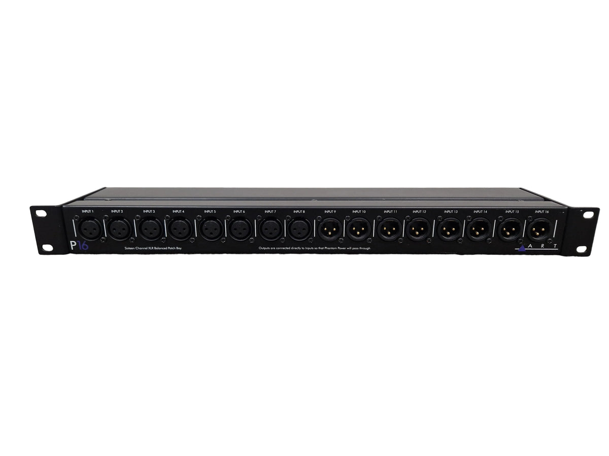 Art P16 XLR Balanced Patchbay Audio Interface - 16-Channel Connectivity - Excellent