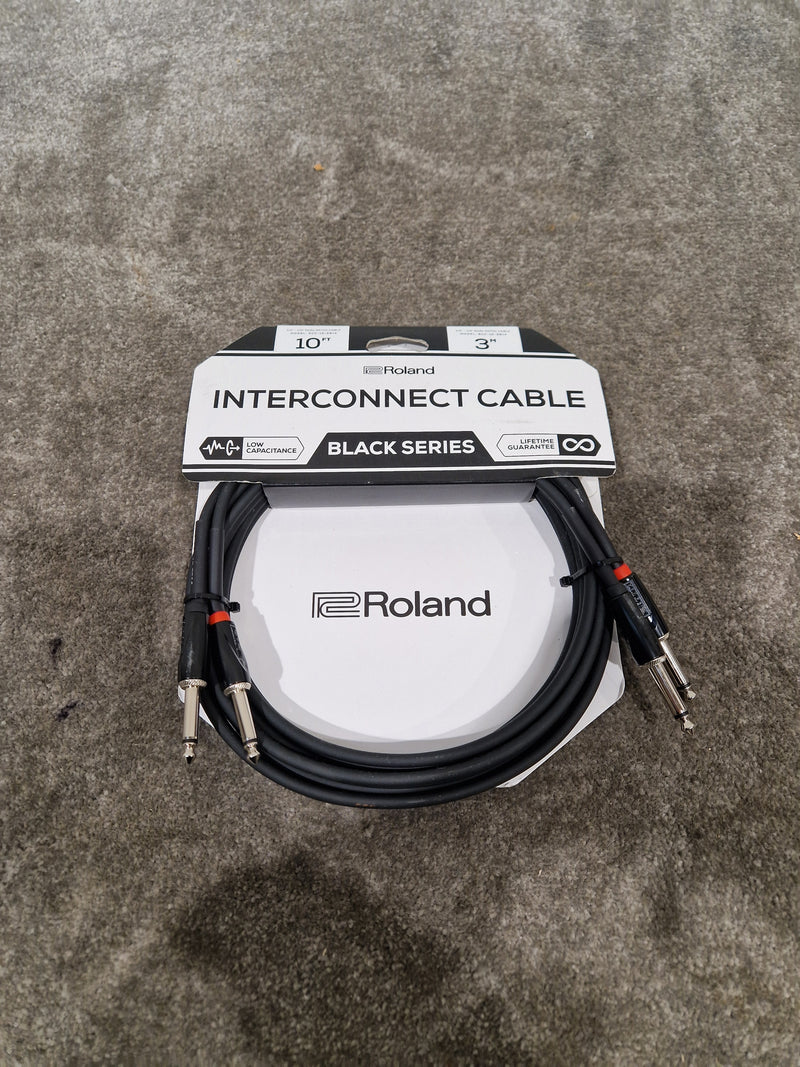 Roland Interconnect Cable 10FT Audio Cable - Durable Construction - Excellent - Image 2