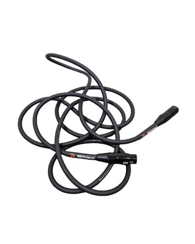Roland 5FT Black Microphone Cable - Durable Design - Excellent
