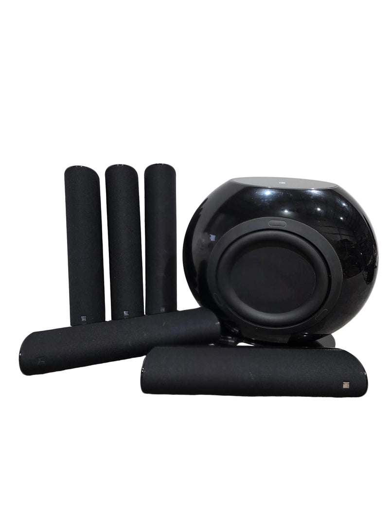 KEF Home Theatre 3000 Series Speaker System - 5.1 Surround Sound - Very Good w/ Speaker Stands - Image 1