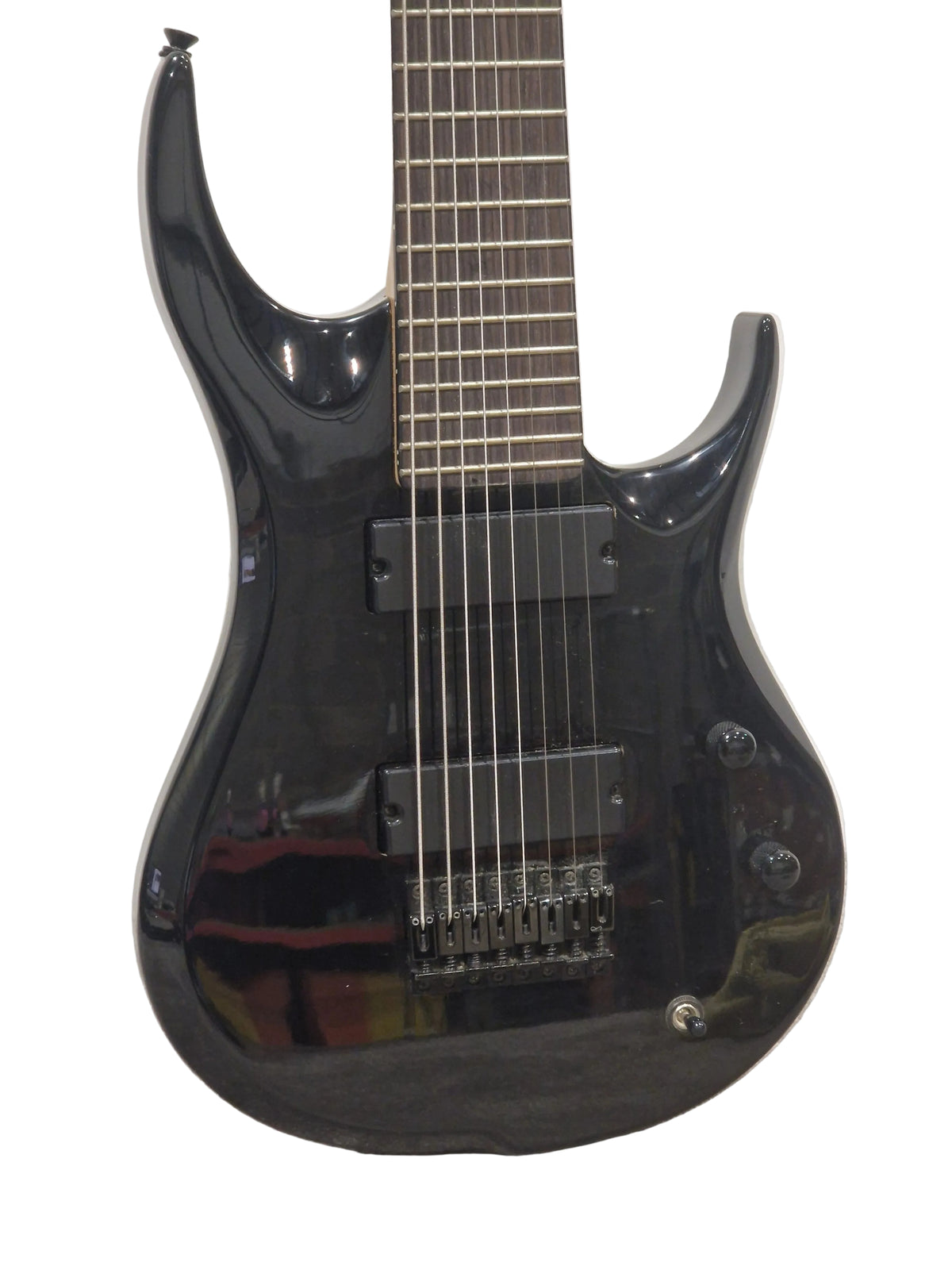 Subzero 8 String Guitar Metallic Black Electric Guitar - Extended Range - Excellent