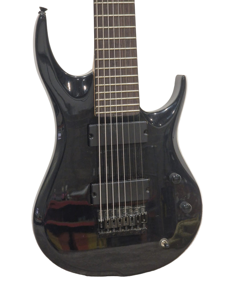 Subzero 8 String Guitar Metallic Black Electric Guitar - Extended Range - Excellent - Image 1