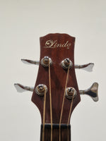 Lindo FMB-010 4 String Acoustic Bass - Natural Finish - Very Good - Image 5