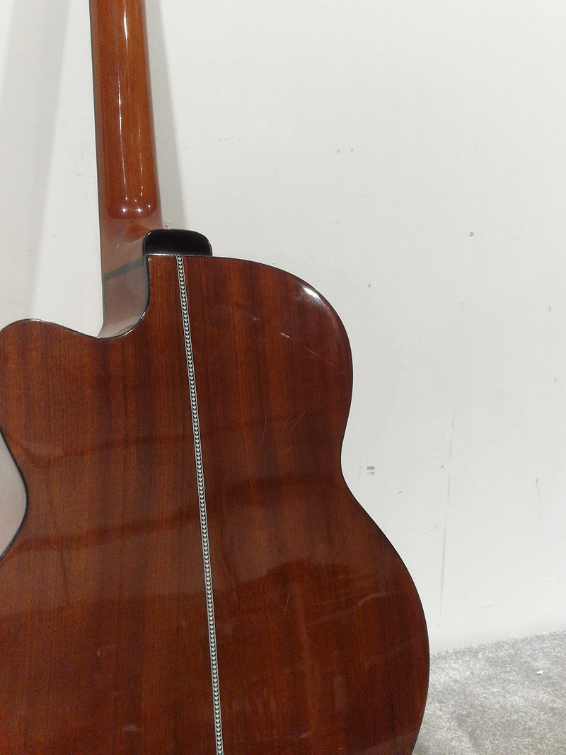 Lindo FMB-010 4 String Acoustic Bass - Natural Finish - Very Good - Image 12