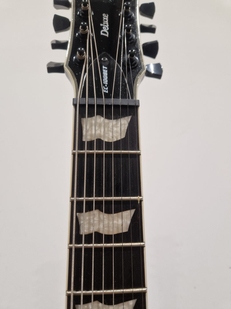 LTD ESP EC-1008 Evertune 8 String Electric Guitar - Extended Range - Excellent w/ Strap - Image 4
