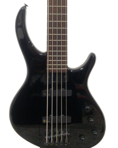Tobias Toby 5 String Bass Indonesian IN Metallica Black Bass Guitar - Metal Finish - Excellent