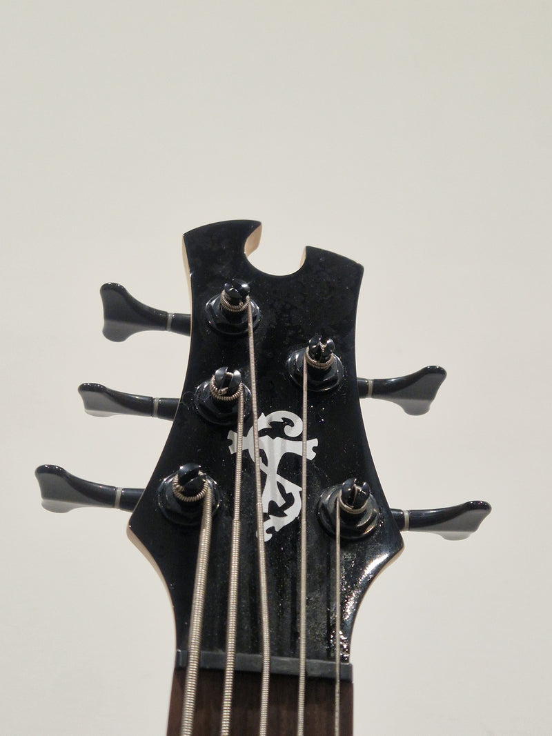 Tobias Toby 5 String Bass Indonesian IN Metallica Black Bass Guitar - Metal Finish - Excellent - Image 9