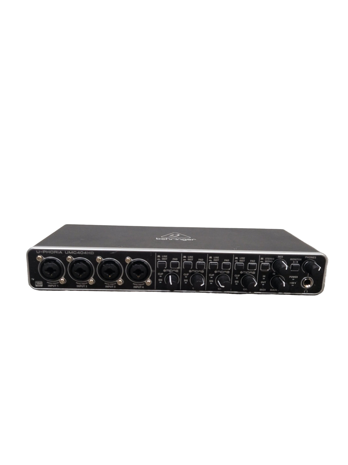 Behringer U Phoria UMC404HD Audio Interface - 4-in/4-out USB - Excellent w/ Original Box & Power Supply