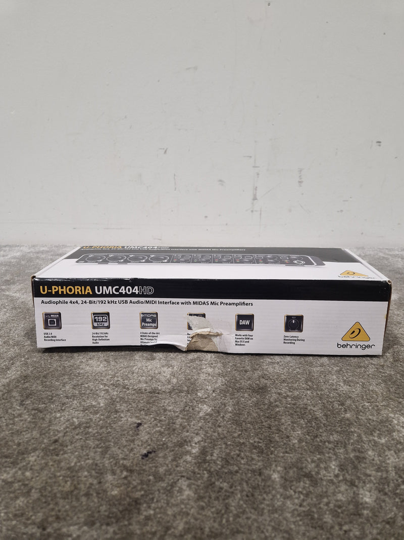 Behringer U Phoria UMC404HD Audio Interface - 4-in/4-out USB - Excellent w/ Original Box & Power Supply - Image 9