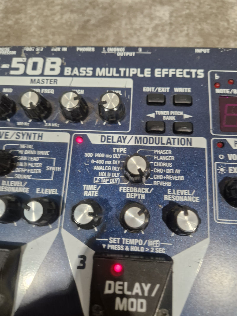 Boss ME-50B Effects Pedal - Bass Multi-Effects - Good - Image 5