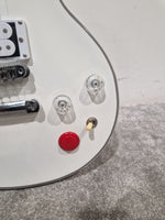 Palace Custom Buckethead Signature Alpine White LP Style Electric Guitar - Signature Design - Very Good - Image 25