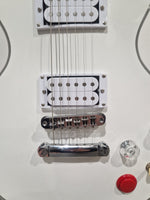 Palace Custom Buckethead Signature Alpine White LP Style Electric Guitar - Signature Design - Very Good - Image 24