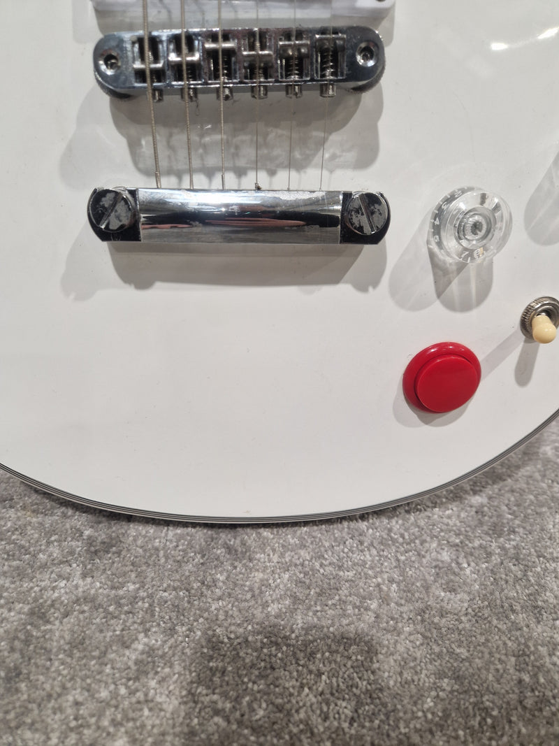 Palace Custom Buckethead Signature Alpine White LP Style Electric Guitar - Signature Design - Very Good - Image 19