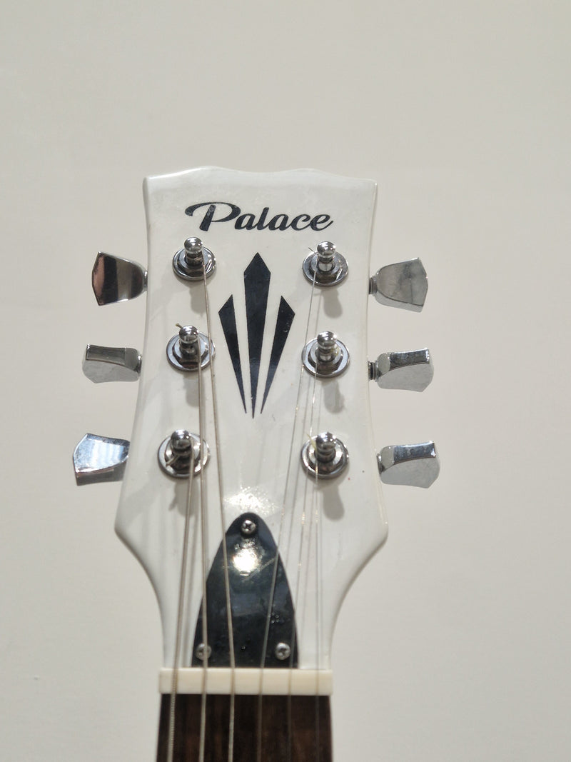 Palace Custom Buckethead Signature Alpine White LP Style Electric Guitar - Signature Design - Very Good - Image 6