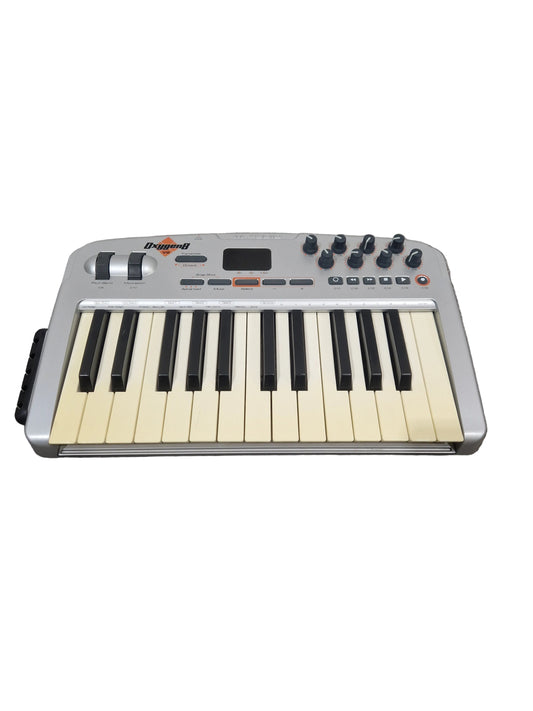 Small keyboard or synthesizer on a textured surface