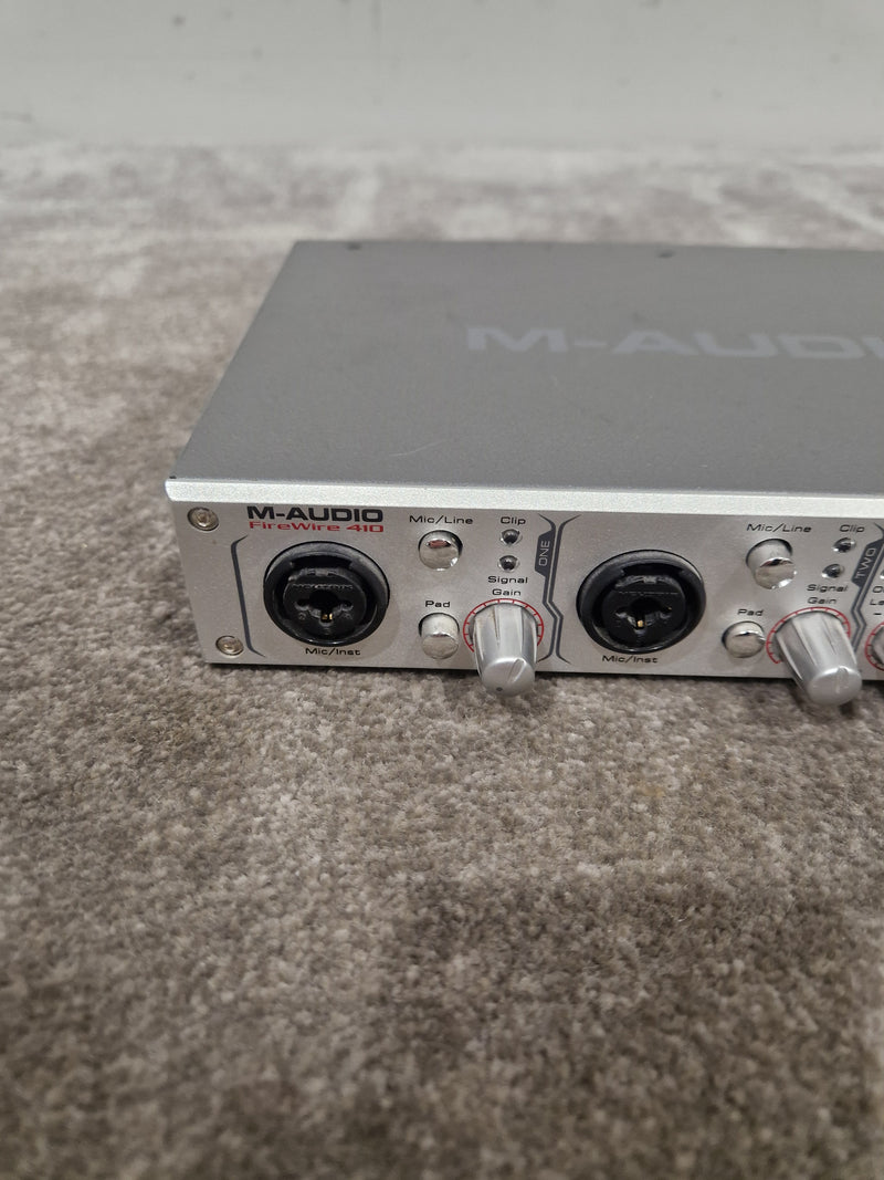 M-AUDIO Firewire 410 Recording Interface - 8-in/8-out - Good w/ Connector cable & 5 cd bundle - Image 3