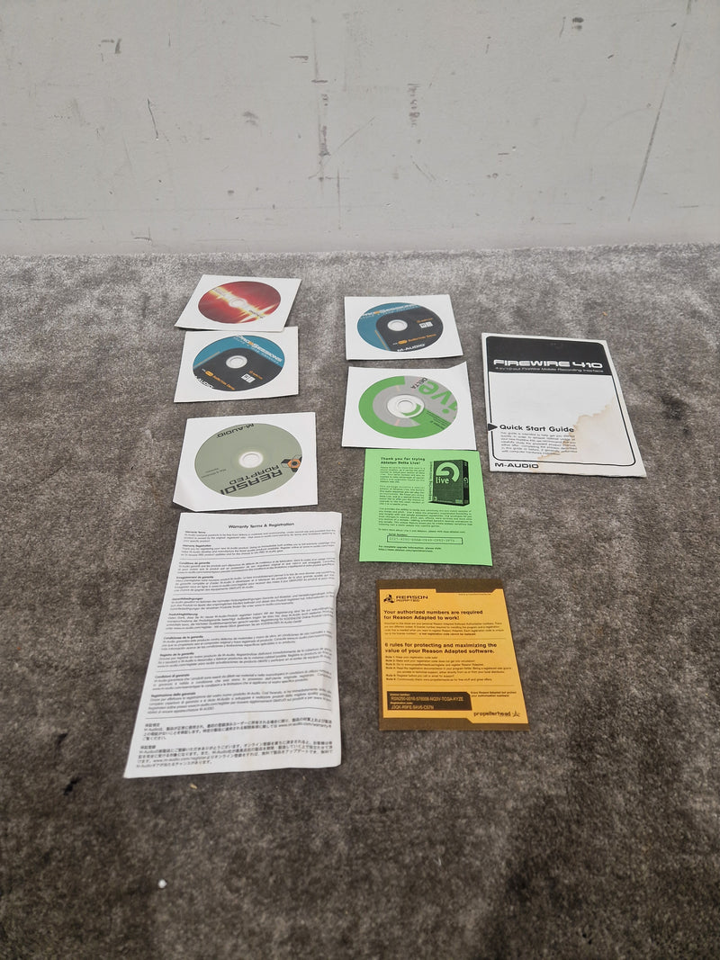 M-AUDIO Firewire 410 Recording Interface - 8-in/8-out - Good w/ Connector cable & 5 cd bundle - Image 16