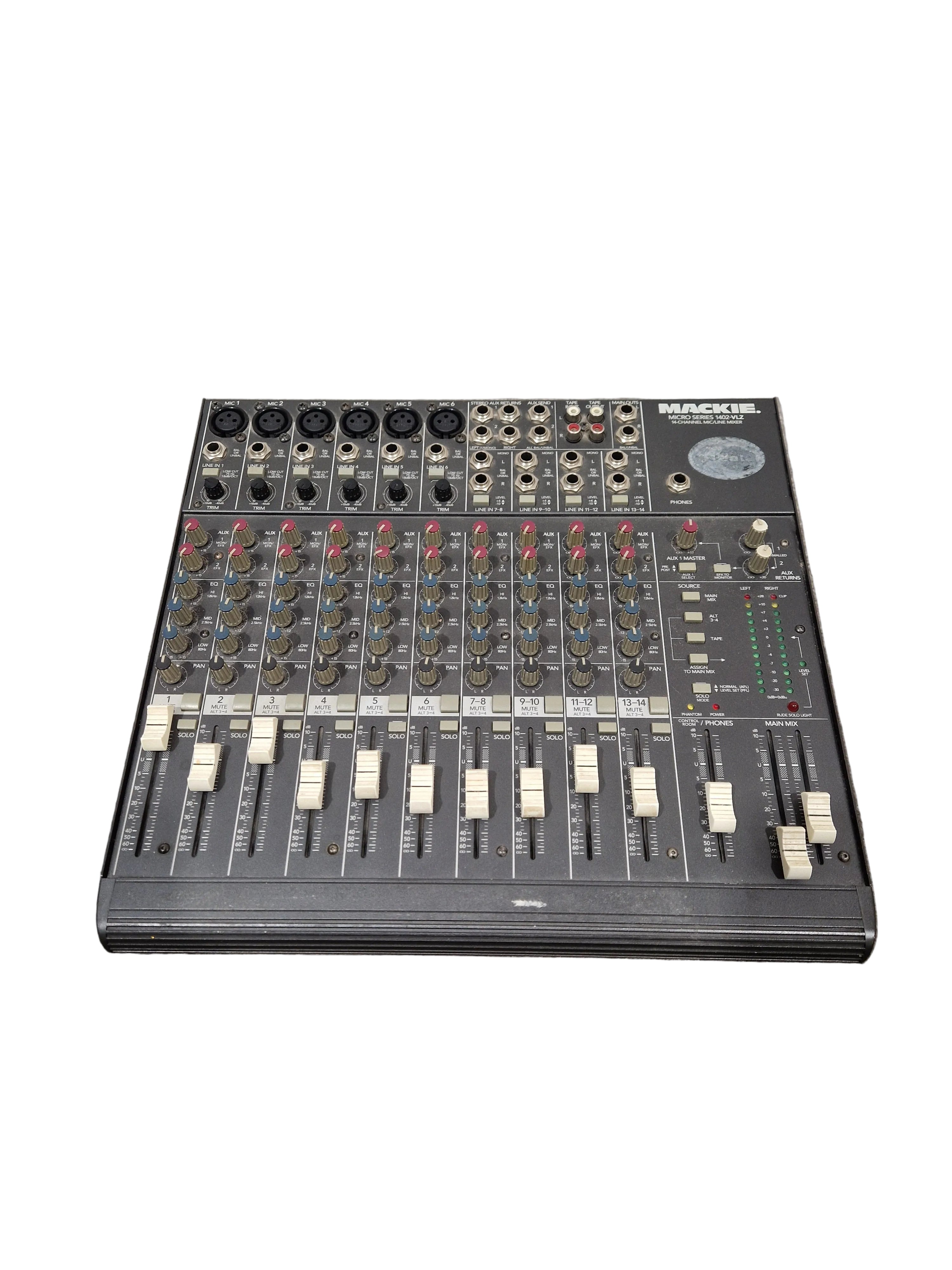 Mackie 1402VLZ Mixer - Compact 14-Channel - Good w/ Power Supply