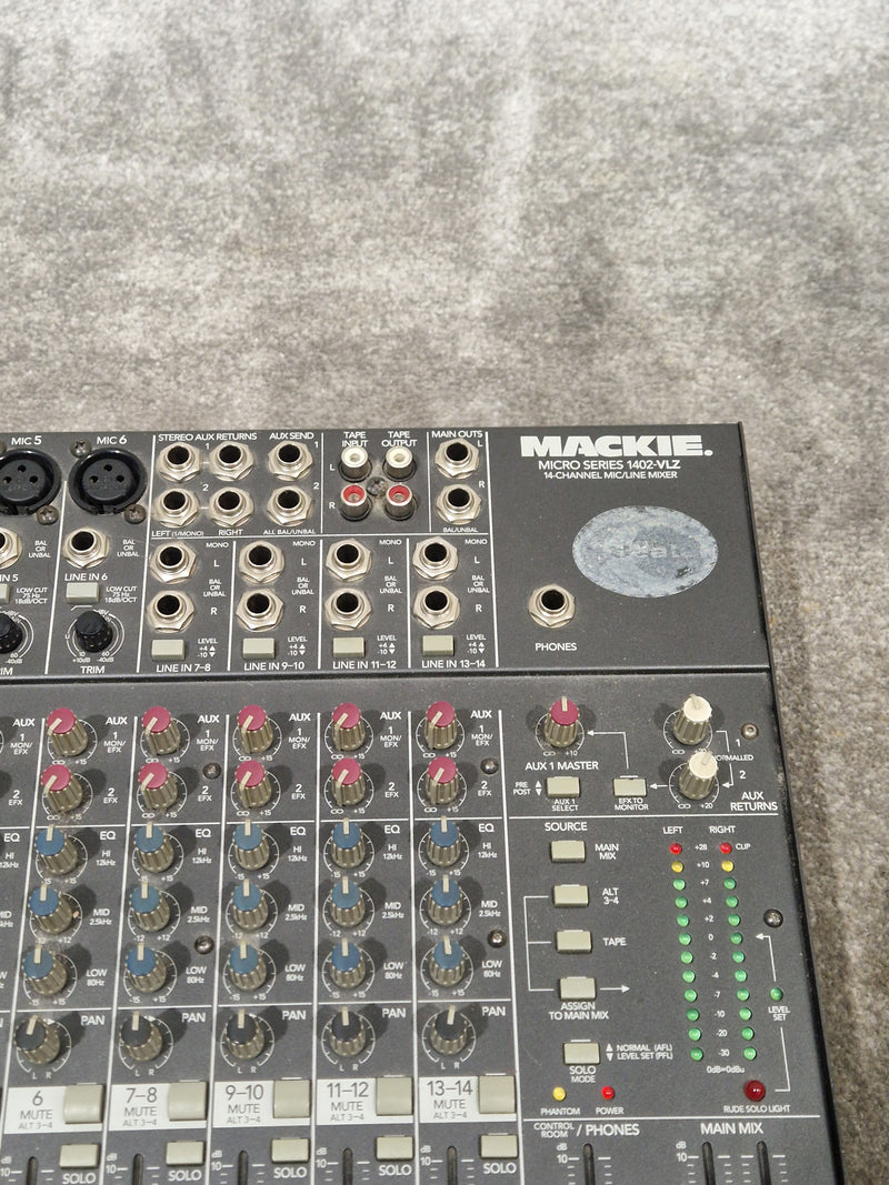 Mackie 1402VLZ Mixer - Compact 14-Channel - Good w/ Power Supply - Image 8