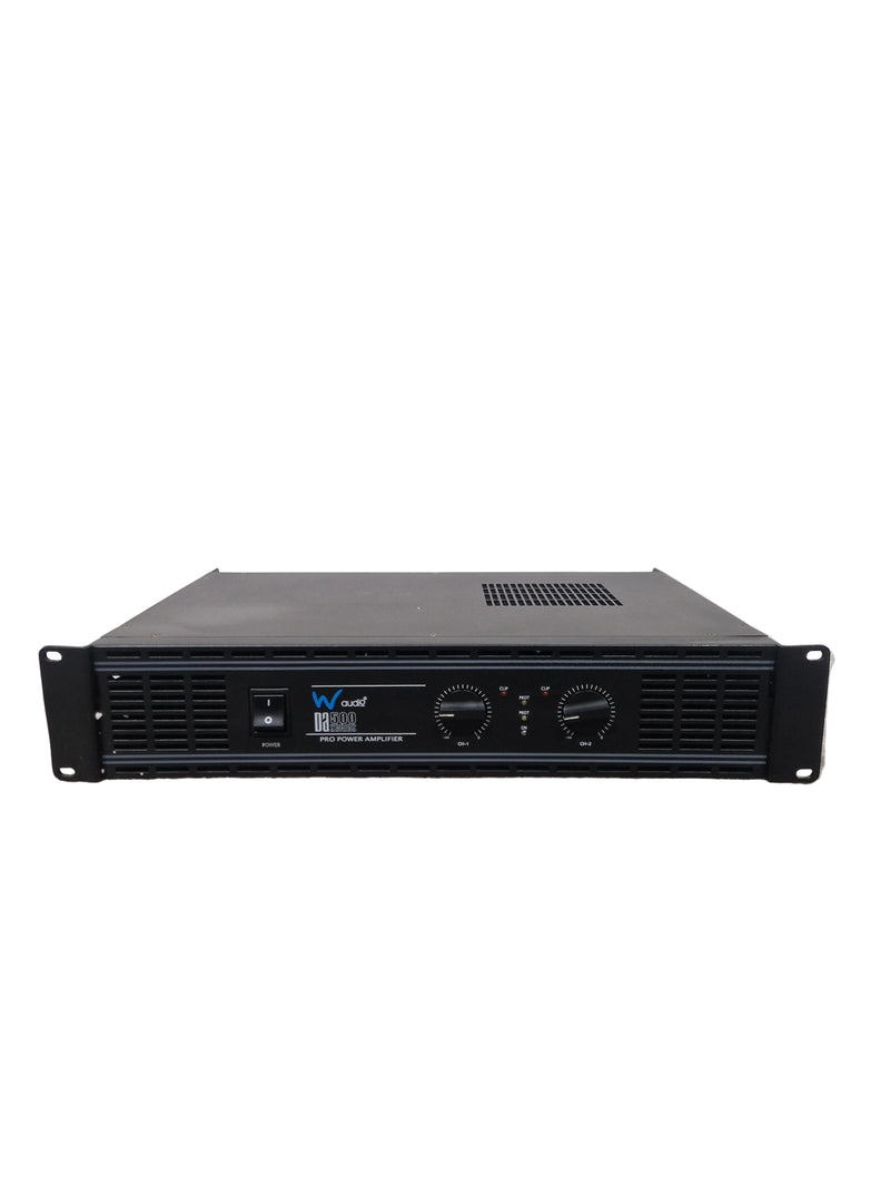 W-AUDIO DA-500 Power AMP Amplifier - 500W Performance - Very Good w/ Power Supply - Image 1