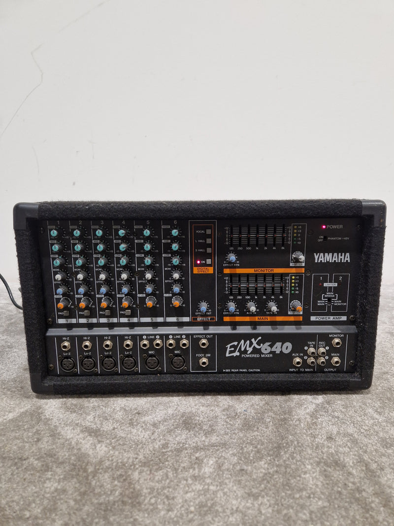 YAMAHA EMX640 Powered Mixer - 200W Stereo - Excellent w/ Power Supply - Image 13