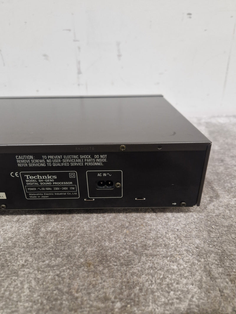 Technics SH-GE90 Equalizer - Parametric EQ - Very Good w/ Power Supply - Image 9