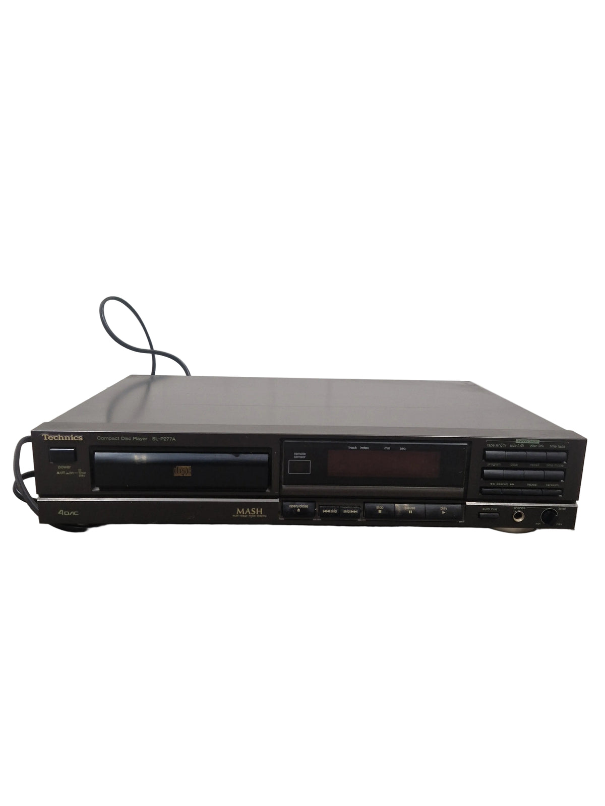 Technics SL-P277A CD Player - Precision Audio - Very Good w/ Power Supply
