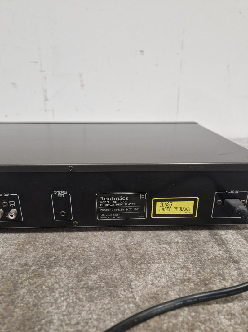 Technics SL-P277A CD Player - Precision Audio - Very Good w/ Power Supply - Image 10