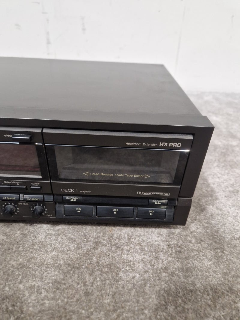 Technics RS-TR355 Cassette Deck - Dual Cassette - Spares or Repair w/ Power Supply - Image 2