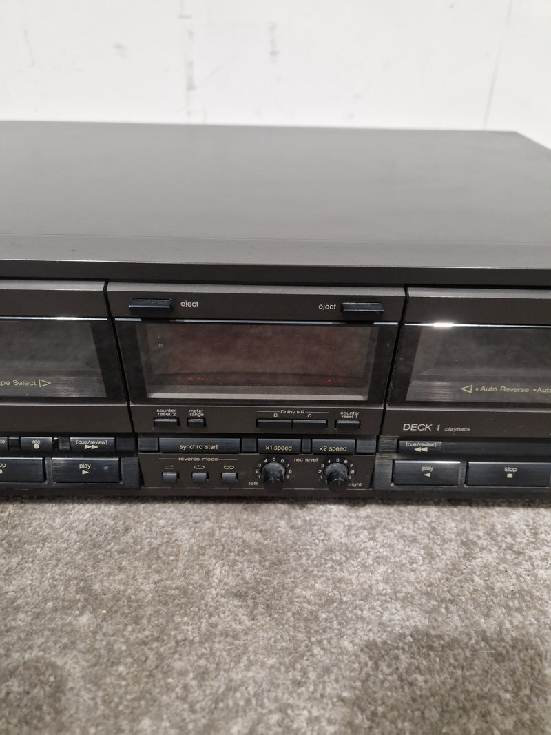 Technics RS-TR355 Cassette Deck - Dual Cassette - Spares or Repair w/ Power Supply - Image 3