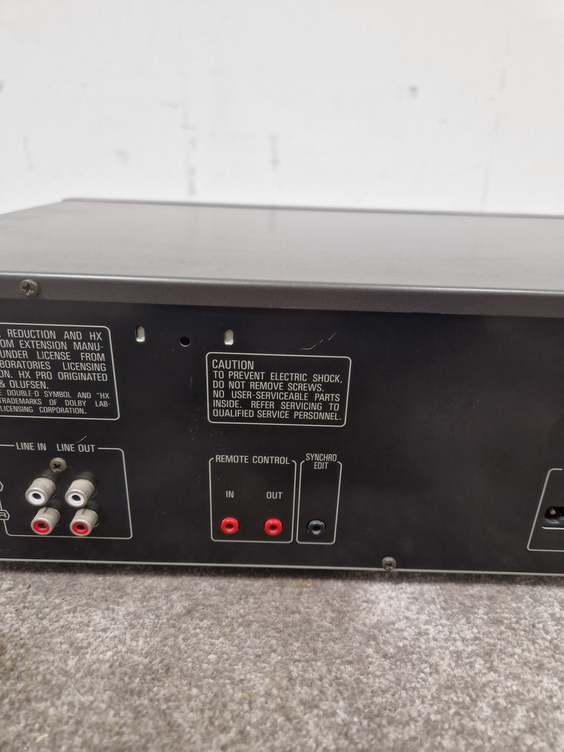 Technics RS-TR355 Cassette Deck - Dual Cassette - Spares or Repair w/ Power Supply - Image 8