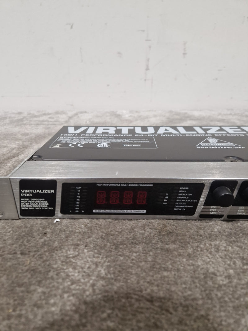 Behringer Virtualizer Pro DSP2024P Effects Processor - Multi-Effects Unit - Very Good w/ Power Supply - Image 5