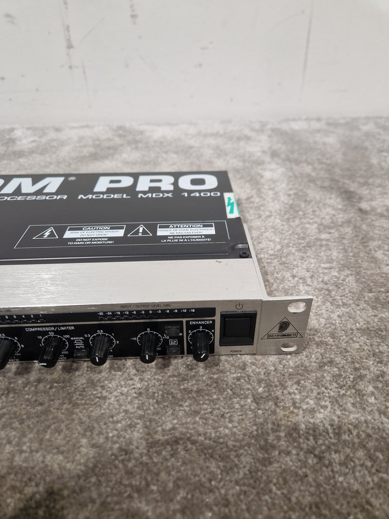 Behringer Autocom MDX1400 - Compressor/Limiter - Excellent w/ Power Supply - Image 4