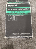 Roland SN-U110-04 Sound Library For Roland U-110 Sound Module - Vintage Collection - Excellent w/ Original Box - Image 6