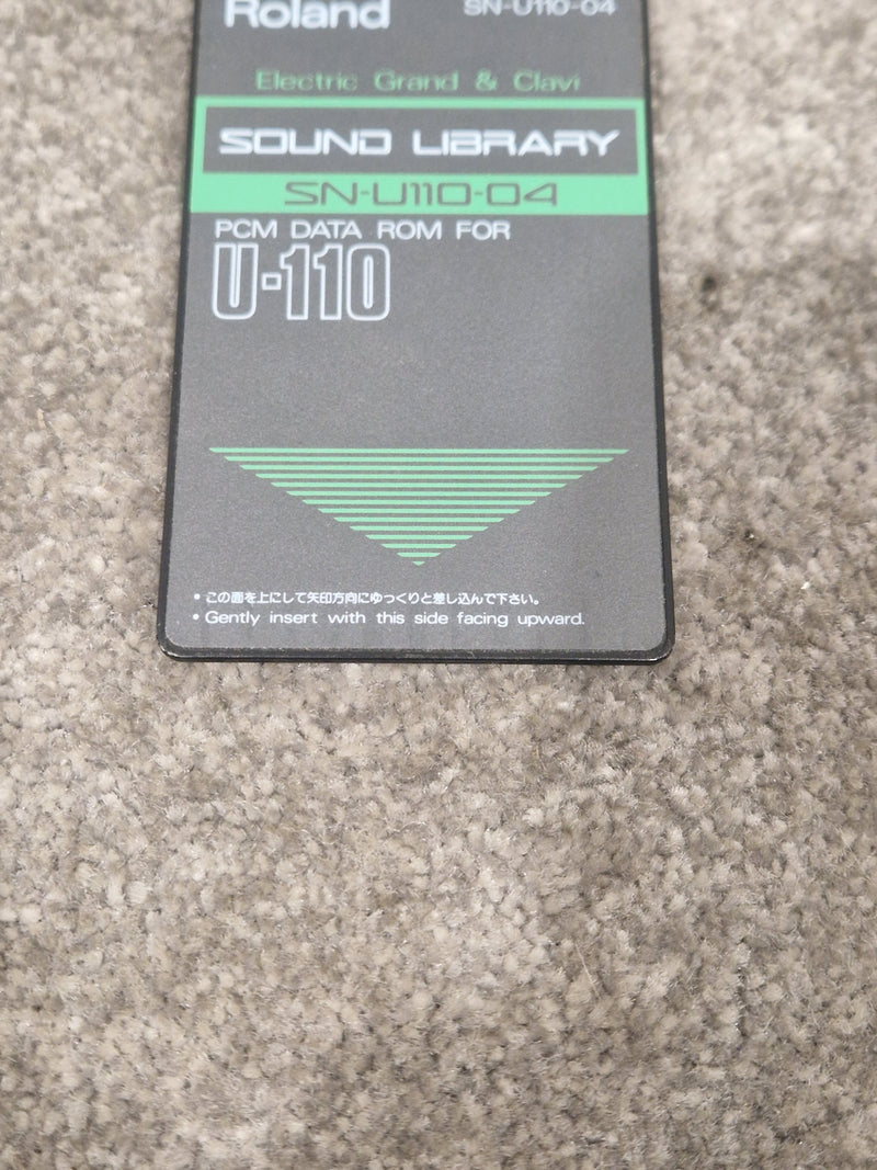 Roland SN-U110-04 Sound Library For Roland U-110 Sound Module - Vintage Collection - Excellent w/ Original Box - Image 2