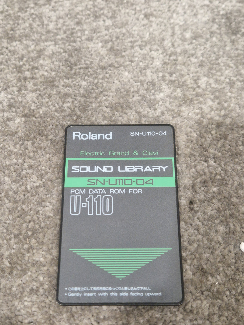 Roland SN-U110-04 Sound Library For Roland U-110 Sound Module - Vintage Collection - Excellent w/ Original Box - Image 9